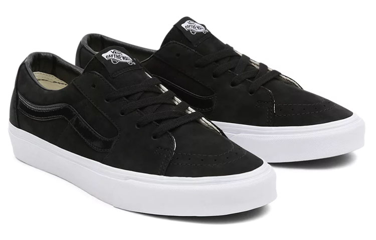 Vans Matte Shine SK8-Low 'Black White' 圖 3