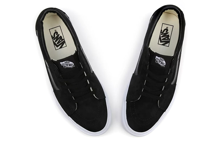 Vans Matte Shine SK8-Low 'Black White' 圖 4