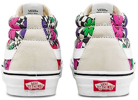Vans SK8 MID 中筒 滑板鞋 女款 白灰花卉格紋 Purchase Vans SK8 MID 中筒 滑板鞋 女款 白灰花卉格紋