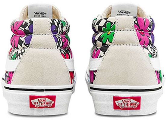Vans SK8-Mid Flower Plaid White/Grey VN0A3WM340G Purchase Vans SK8-Mid Flower Plaid White/Grey VN0A3WM340G