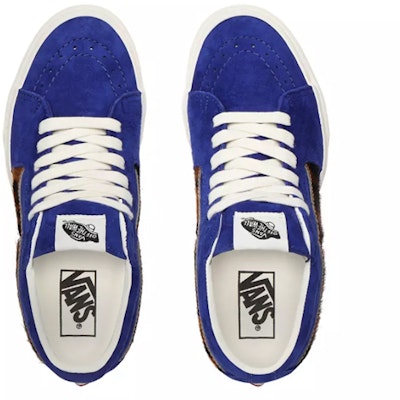 Vans SK8-Mid 麂皮皇家蓝/小牛毛鞋款 VN0A3WM3XHZ Shop Vans SK8-Mid 麂皮皇家蓝/小牛毛鞋款 VN0A3WM3XHZ