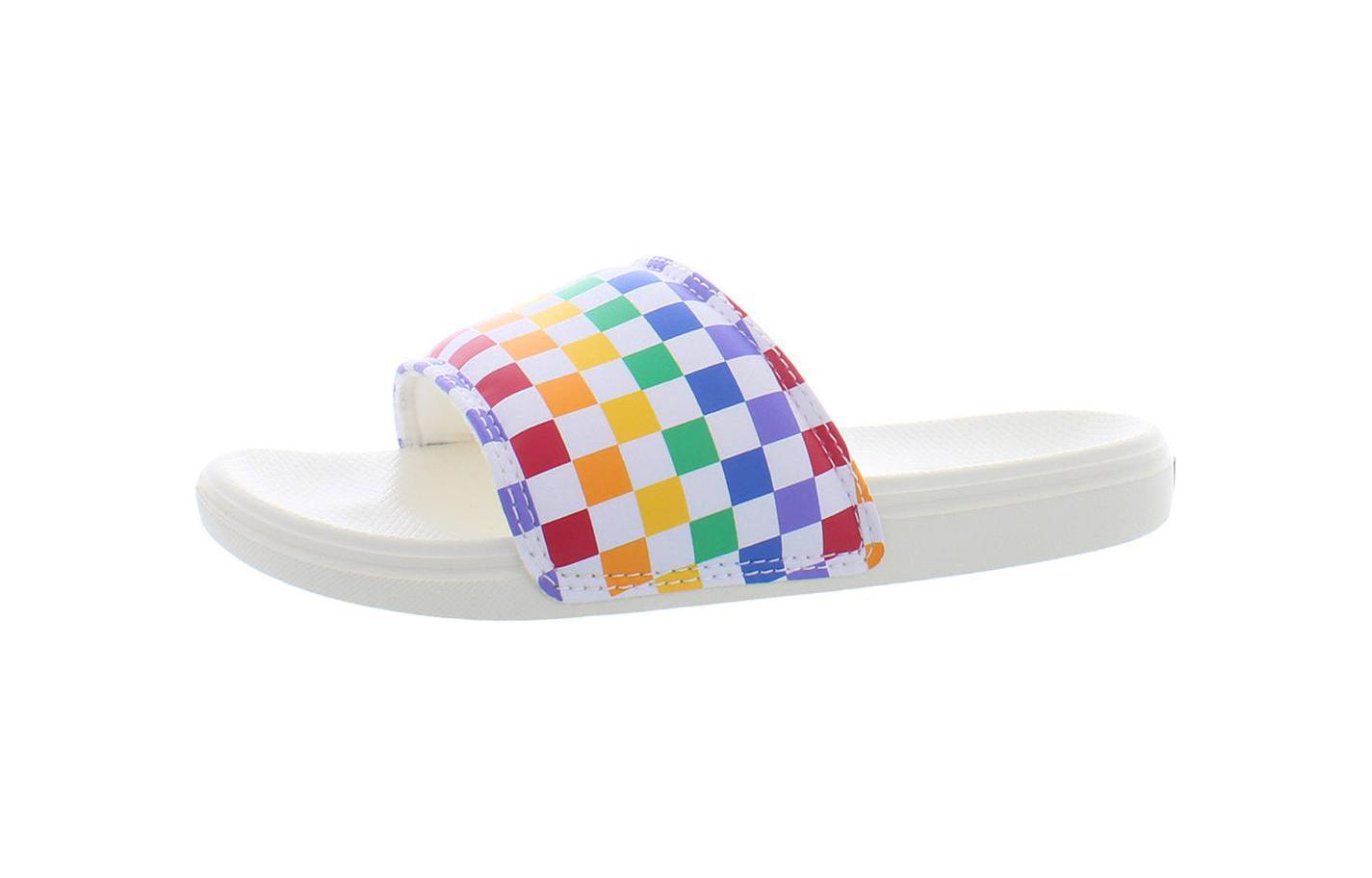 Lookbook Vans Slide-on 舒適百搭 一字拖鞋 女款 白