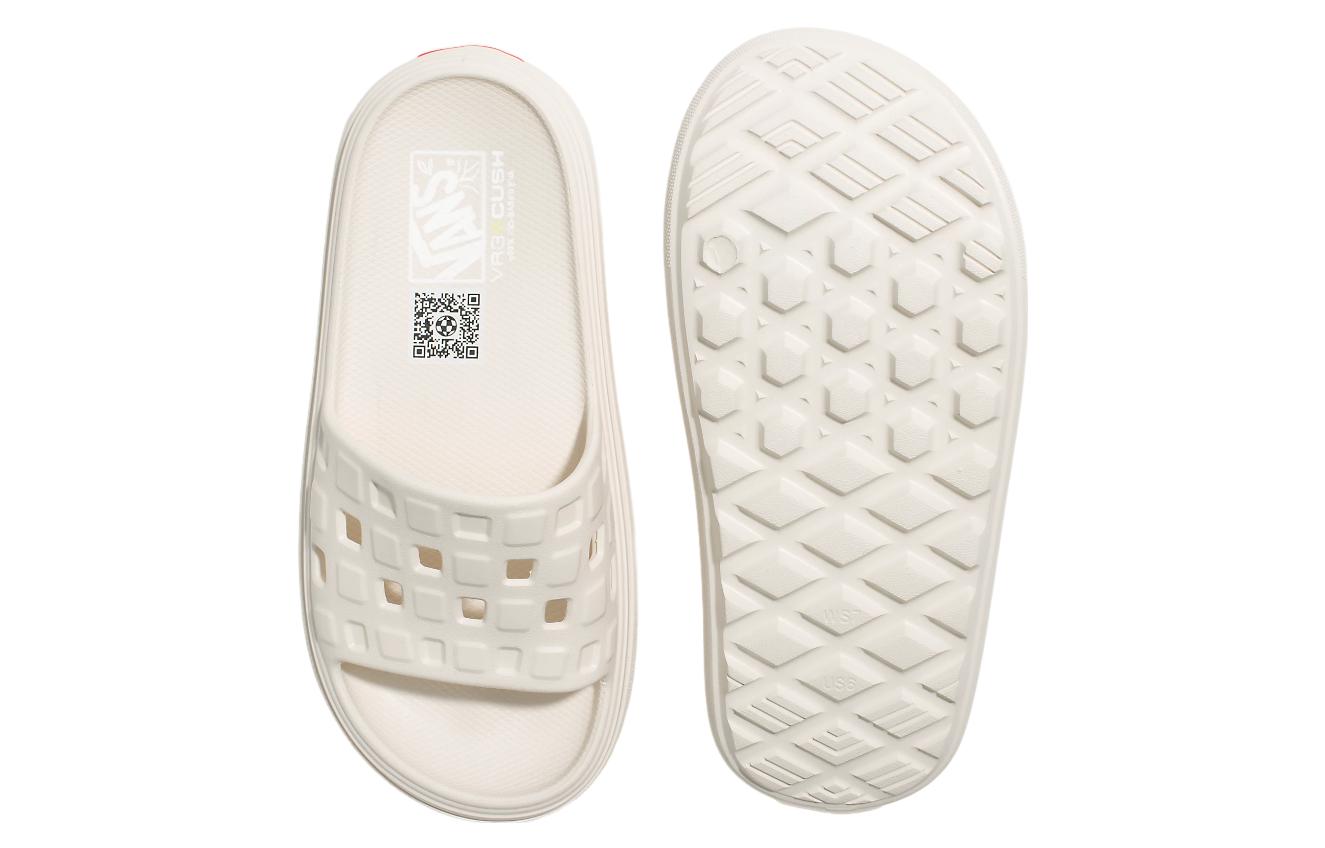 Shop (W) Vans Slide-On VR3 Cush 平底凉鞋 '白色' VN000BCCFS8