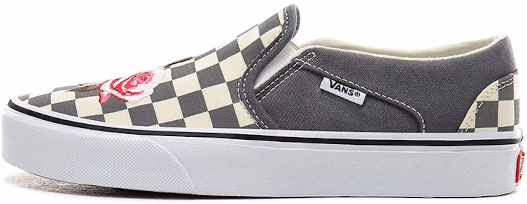 (Women) Vans slip-on Skate shoes Checkered Rose 'Grey White' VN0A45JMXNV Buy (Women) Vans slip-on Skate shoes Checkered Rose 'Grey White' VN0A45JMXNV