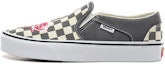 Buy (W) Vans Slip-On Kasut Skateboard Kotak-Kotak Rose 'Kelabu Putih' VN0A45JMXNV