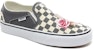 (W) Vans Slip-On Kasut Skateboard Kotak-Kotak Rose 'Kelabu Putih' VN0A45JMXNV
