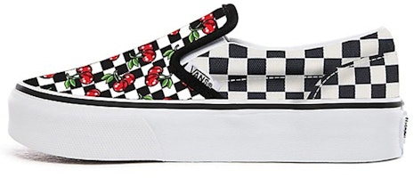 Vans Customs Cherry Checkerboard Slip-on Checkboard Black/White VN0A3CST060 Vans Customs Cherry Checkerboard Slip-on Checkboard Black/White VN0A3CST060