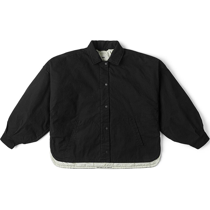 Order (W) Vans純色立領扣式外套 黑色 VN000H2XBLK