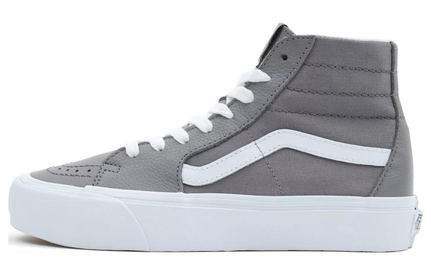 (Women) Vans Suede SK8-Hi Tapered VR3 Shoes 'Grey White' VN0009Q0BGF