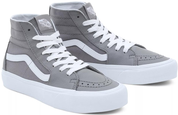 (Women) Vans Suede SK8-Hi Tapered VR3 Shoes 'Grey White' VN0009Q0BGF Lookbook (Women) Vans Suede SK8-Hi Tapered VR3 Shoes 'Grey White' VN0009Q0BGF