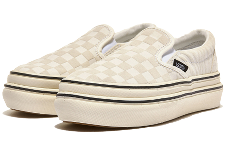 Order (W) Vans Super Comfycush Slip-On Beige Creme Damen/Herren Sneakers VN0A4U1F17Q