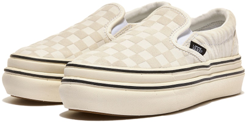 Vans slip-on 超級舒適高科技 低筒 滑板鞋 女款 米色 Order Vans slip-on 超級舒適高科技 低筒 滑板鞋 女款 米色