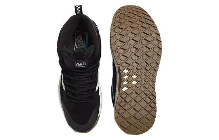 Shop Vans UltraRange 舒適 防滑耐磨 高筒 滑板鞋 男女款 黑白色