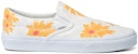 (W) Kasut Vans Slip-On Checkerboard Floral 'Putih Kuning' VN0A5AO8JVY
