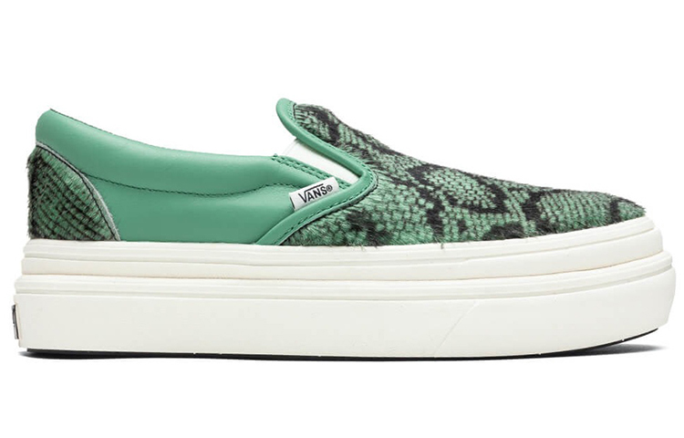 Vans Vault Slip-On Super ComfyCush LX Green snakeskin 'Green Black' 圖 2