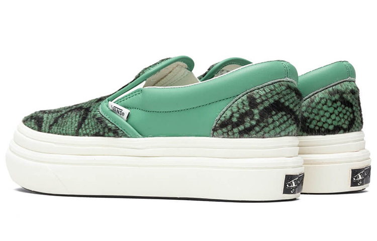 Vans Vault Slip-On Super ComfyCush LX Green snakeskin 'Green Black' 圖 4