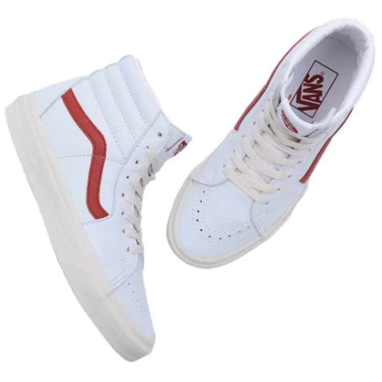 Shop (W) Vans 复古流行 Sk8-Hi 鞋款 '白红' VN0007NSRED