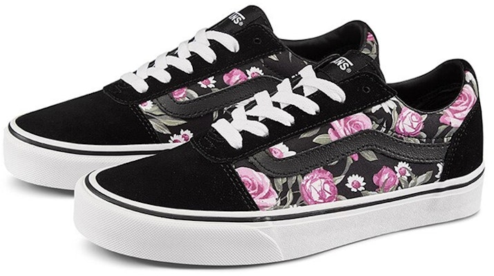 Sepatu Skate Casual Vans Ward Bunga Retro Hitam VN0A3IUNXNW Order Sepatu Skate Casual Vans Ward Bunga Retro Hitam VN0A3IUNXNW