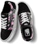 Lookbook Sepatu Skate Casual Vans Ward Bunga Retro Hitam VN0A3IUNXNW