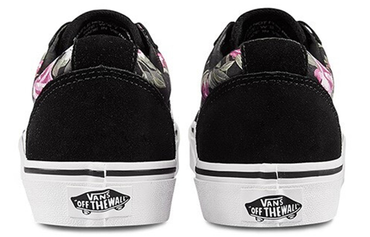 Purchase Sepatu Skate Casual Vans Ward Bunga Retro Hitam VN0A3IUNXNW