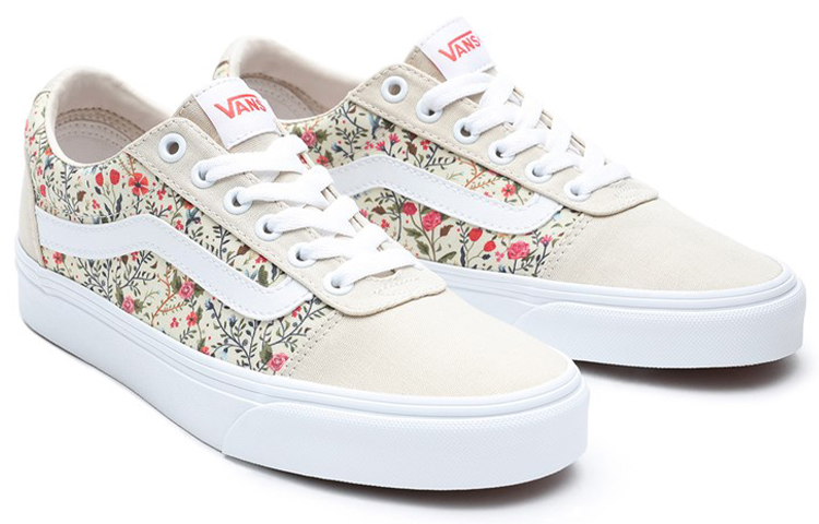Lookbook (W) ヴァンズ Ward スケートシューズ 花柄ベージュ VN0A3IUN54C