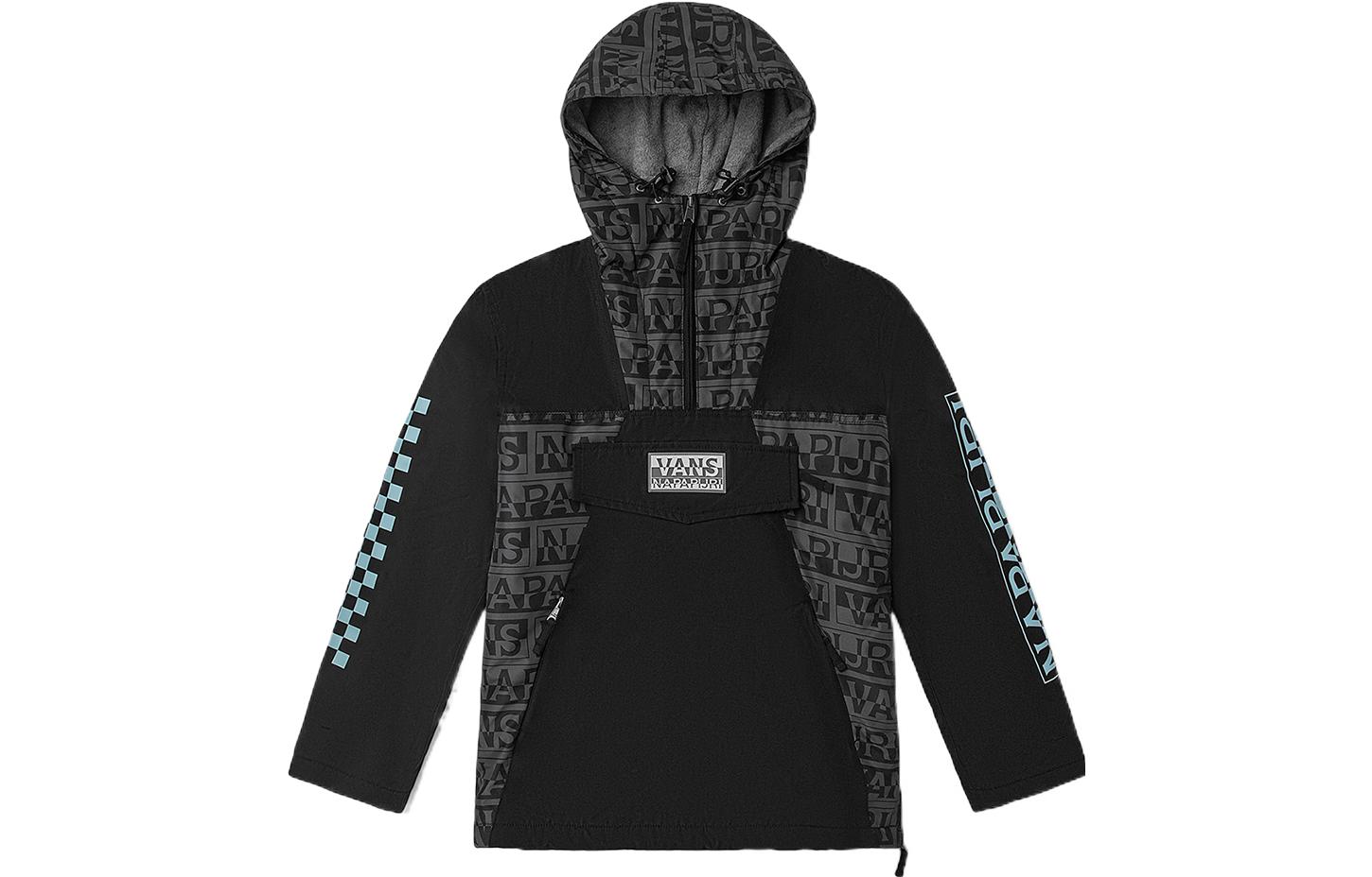 (Women) Vans x Napapijri Collaboration Checkerboard Jacket  Black. VN0A53WXBLK