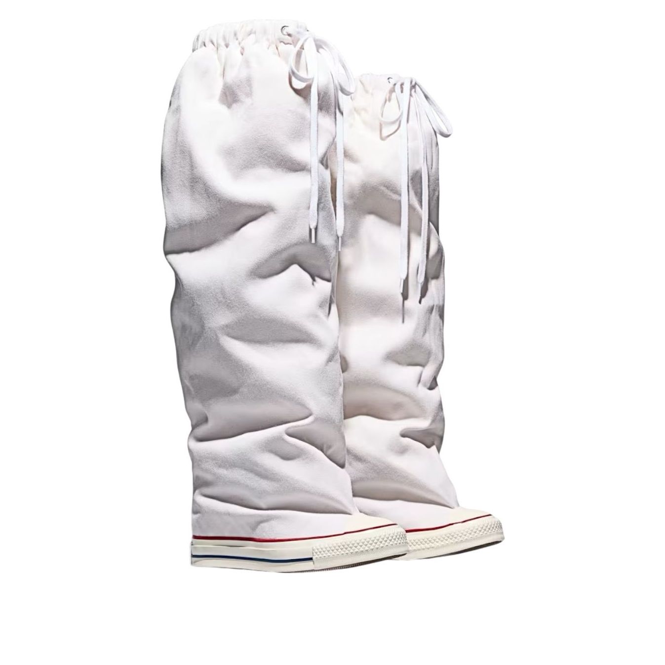 Shop (W) Vaquera x Converse Chuck Taylor All Star XXXHi 鬆垮楔形白色高筒鞋 A17690C
