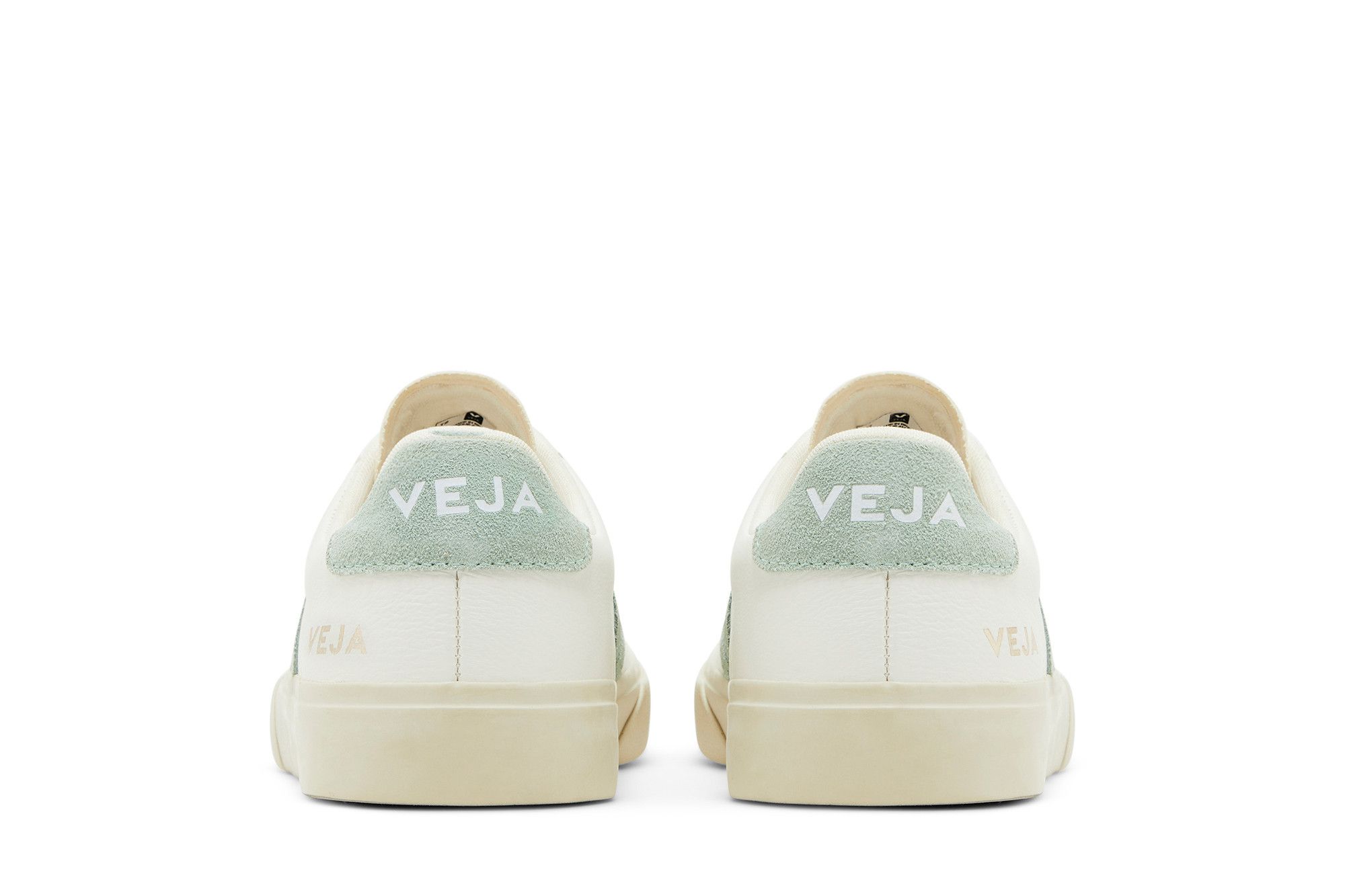Sizing VEJA Campo 低筒 顯示時尚板鞋 男女同款 白綠