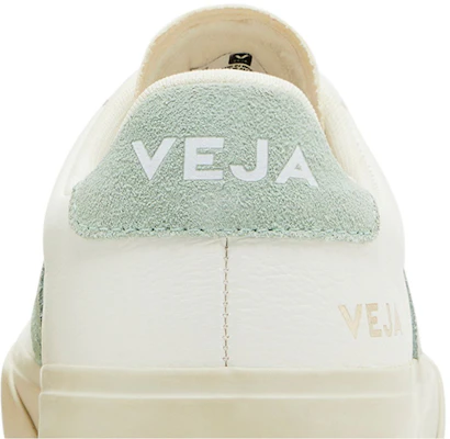 VEJA Campo 低筒 顯示時尚板鞋 男女同款 白綠 Cheap VEJA Campo 低筒 顯示時尚板鞋 男女同款 白綠