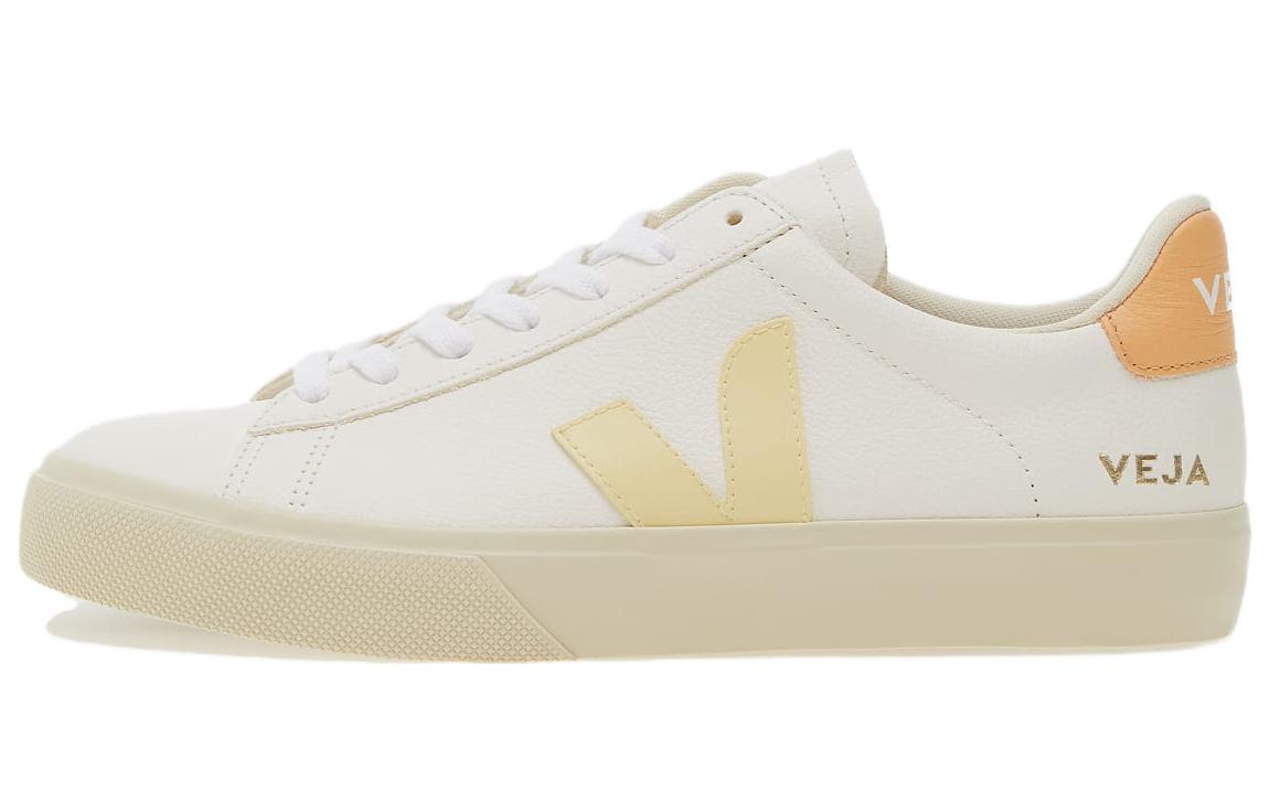 (Women) VEJA Campo Chromefree Leather White Sun Peach CP0503140A