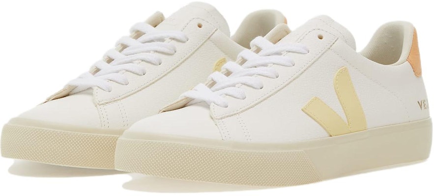 (Women) VEJA Campo Chromefree Leather White Sun Peach CP0503140A Order (Women) VEJA Campo Chromefree Leather White Sun Peach CP0503140A