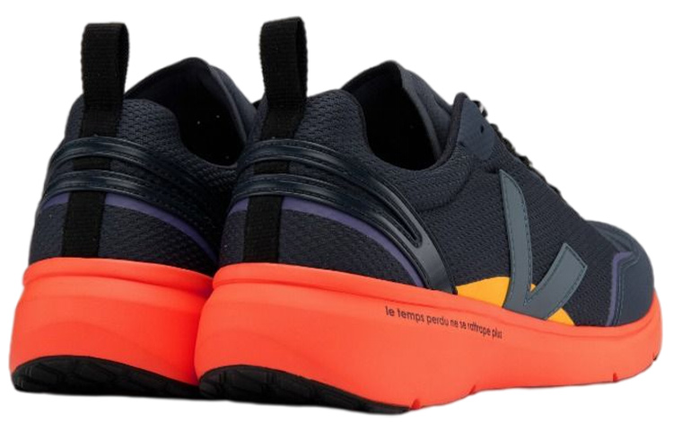 Shop (W) VEJA Condor 2 x Ciele 'Nautico Orange Fluo Hitam Biru' Cl0102885