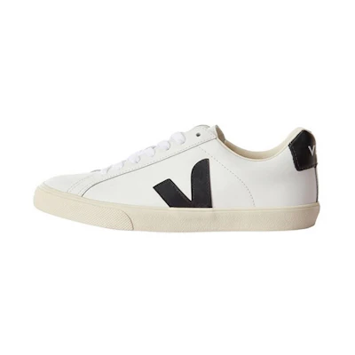 (W) VEJA Esplar Logo 'White Black'