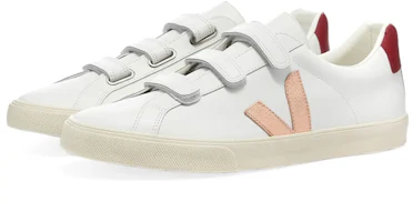 Order VEJA Esplar 皮革 低筒 魔術貼 時尚板鞋 女款 白色