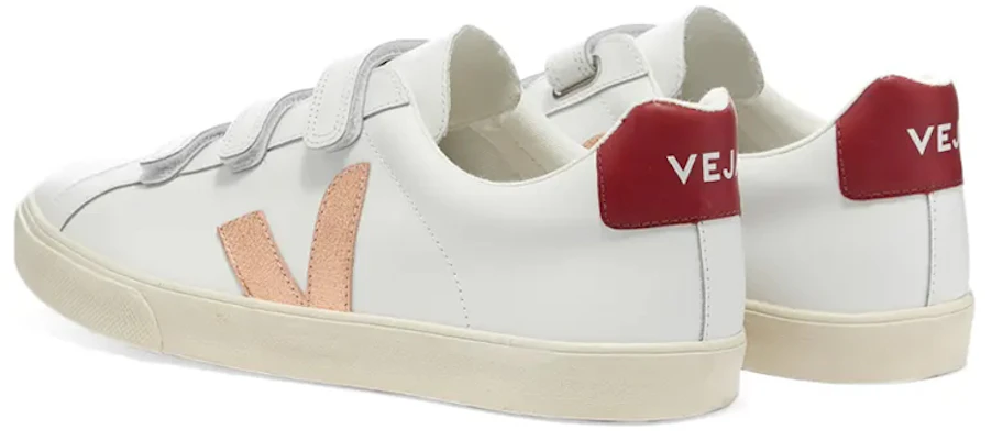 VEJA Esplar 皮革 低筒 魔術貼 時尚板鞋 女款 白色 Lookbook VEJA Esplar 皮革 低筒 魔術貼 時尚板鞋 女款 白色