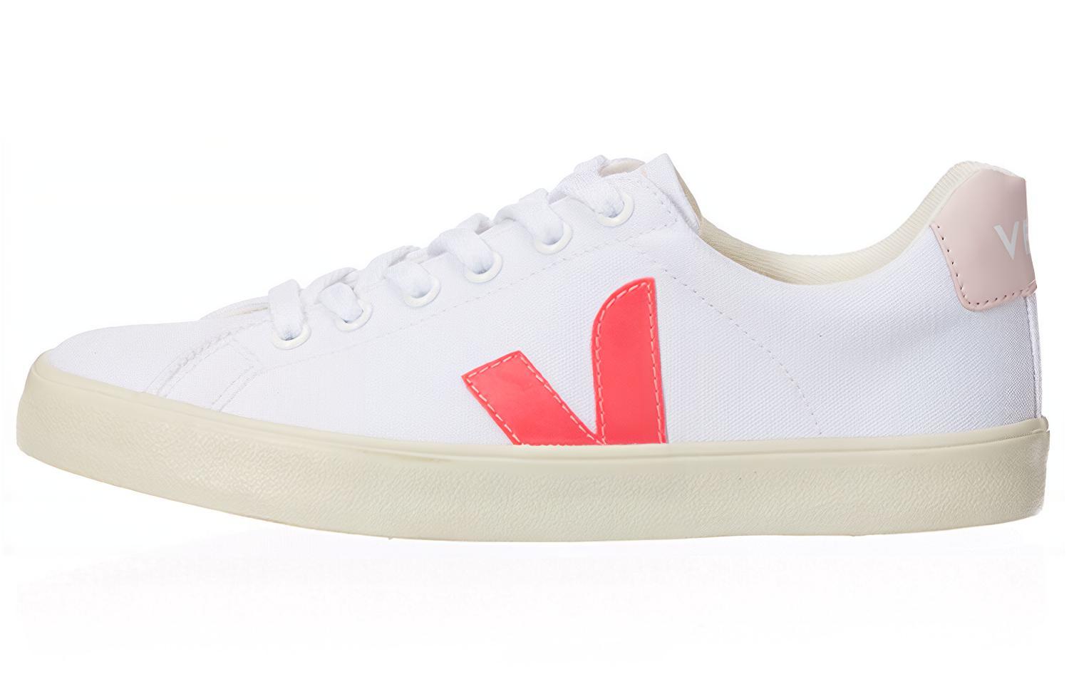(Women) VEJA Esplar SE Canvas White Rose-Fluo Petale SE012209