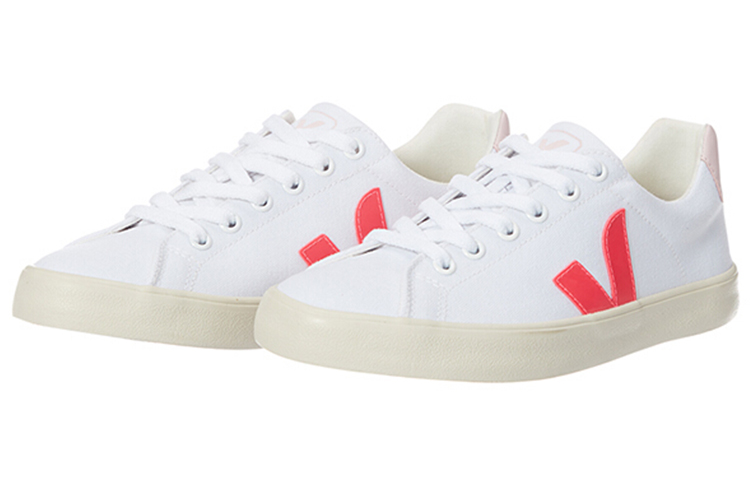 Order (W) VEJA Esplar SE Canvas Putih Rose-Fluo Petal SE012209