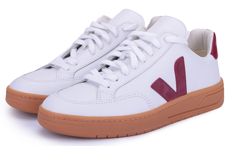 (W) VEJA Leather Sneakers 'White' 圖 3