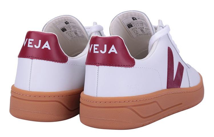 (W) VEJA Leather Sneakers 'White' 圖 4