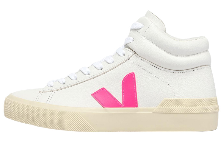 (Women) VEJA Mid-Top Lace-Up 'Pink White' TR0503118