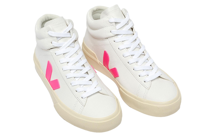 Lookbook (W) VEJA Mid-Top Veterschoenen ''Roze Wit'' TR0503118