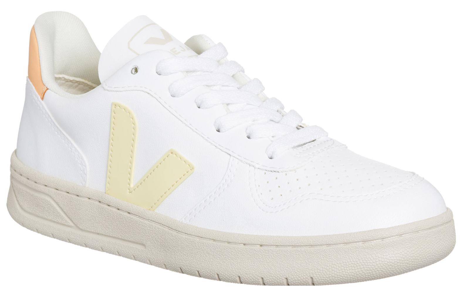 Order (W) VEJA PU 'Kasut Fesyen Putih Bertali Hujung Bulat' VX0703103A