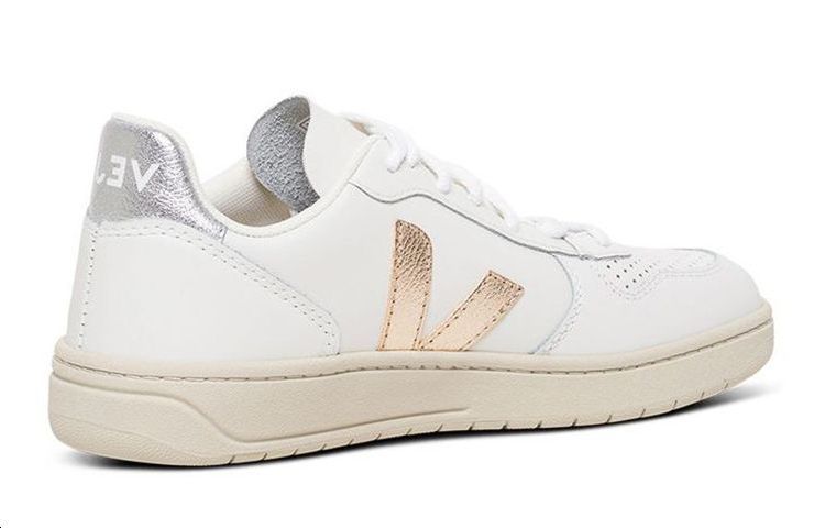(W) VEJA V-10 'White Leather Low-Top' 圖 4