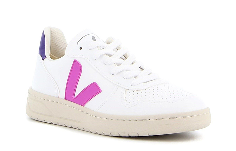 (W) VEJA V-10 'White Purple' 圖 2