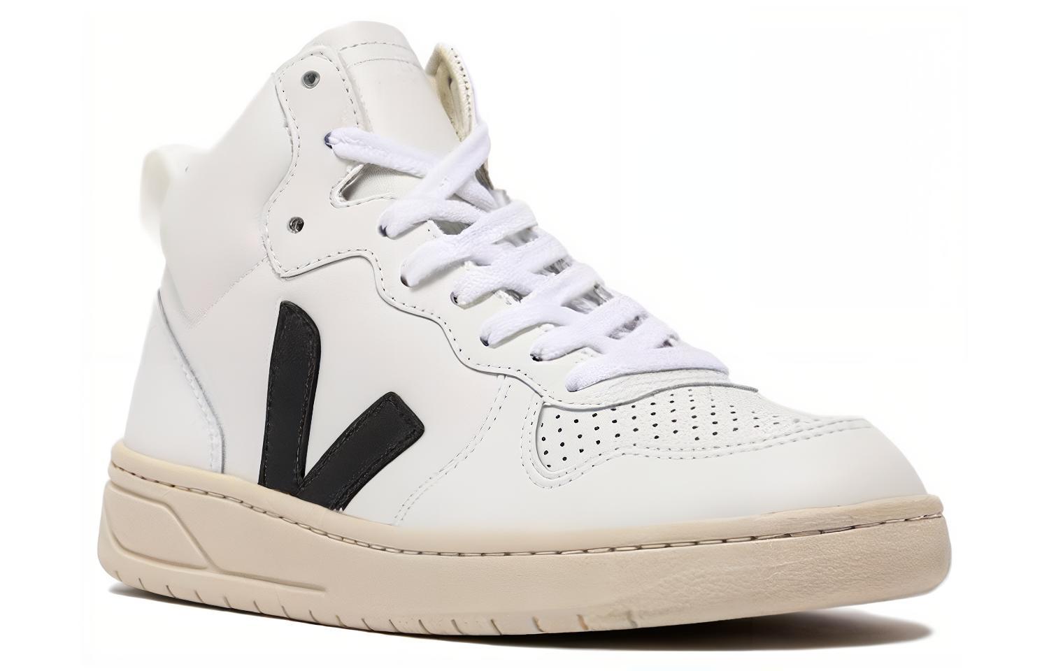 Lookbook (W) VEJA V-15 Hautes ''Cuir de Veau Blanc'' VQ0203304