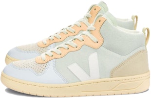 (Women) VEJA V-15 Suede 'Jade White Multicolor' VQ0303130A (Women) VEJA V-15 Suede 'Jade White Multicolor' VQ0303130A