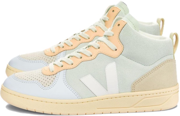 (Women) VEJA V-15 Suede 'Jade White Multicolor' VQ0303130A Buy (Women) VEJA V-15 Suede 'Jade White Multicolor' VQ0303130A