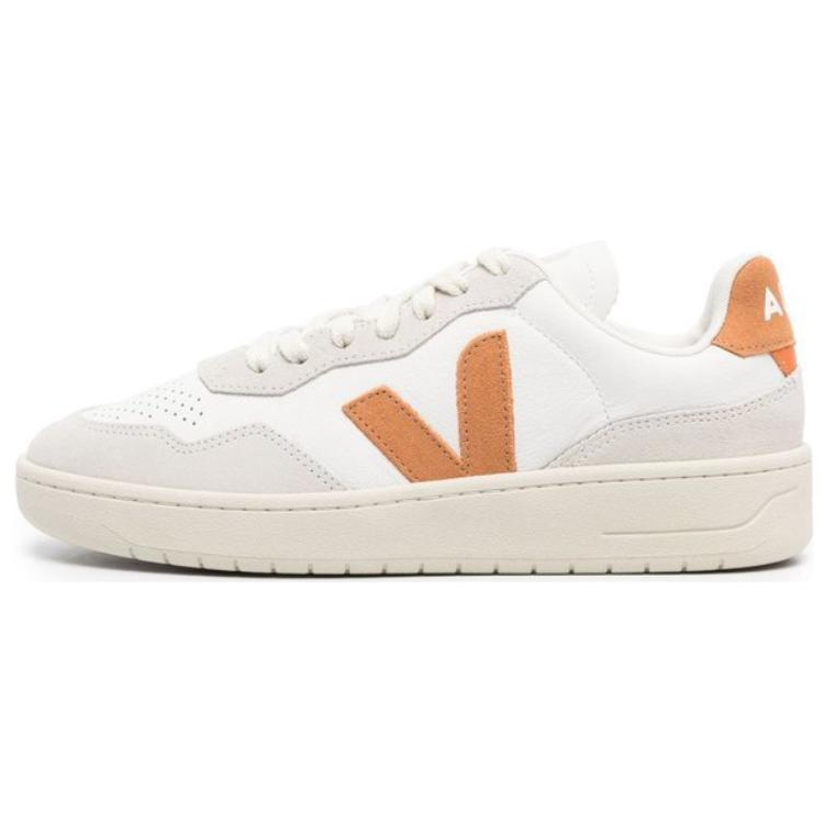(Women) VEJA V-90 Leather 'Extra White Umber' VD2003389A