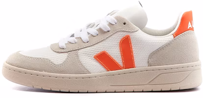 (Women) VEJA V-10 B-Mesh 'White Orange Patchwork' VX012501A (Women) VEJA V-10 B-Mesh 'White Orange Patchwork' VX012501A