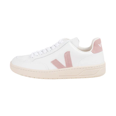 (W) VEJA V-12 Leather 'Extra White Babe'